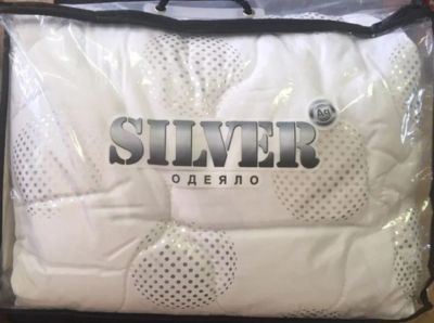 Лот: 14530046. Фото: 1. Одеяло "Silver" всесезонное 140... Одеяла, подушки