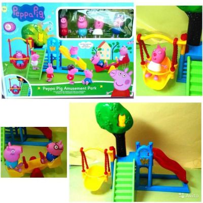 Лот: 6645193. Фото: 1. Игровая детская площадка Свинки... Конструкторы