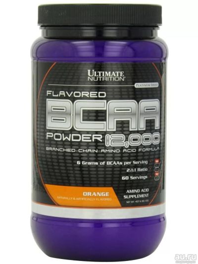Лот: 13633685. Фото: 1. BCAA Flavored Powder 12000 (Ultimate... Спортивное питание, витамины