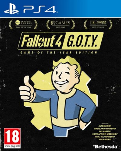 Лот: 15841655. Фото: 1. Fallout 4 PS4 (Диск GOTY, код... Игры для консолей