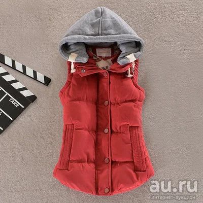Лот: 9526309. Фото: 1. Жилетка с капюшоном ( отстегивается... Верхняя одежда