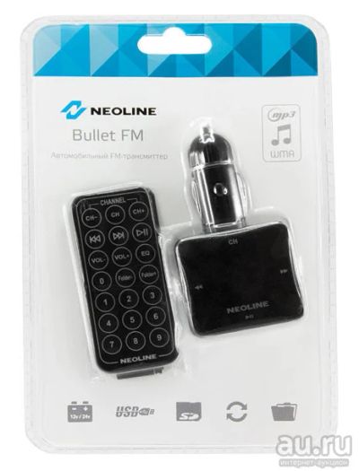 Лот: 8818808. Фото: 1. Новый! FM-модулятор Neoline Bullet... FM-модуляторы, трансмиттеры