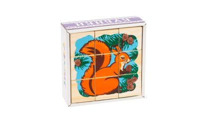 Лот: 12339205. Фото: 1. Кубики в форме животных леса... Развивающие