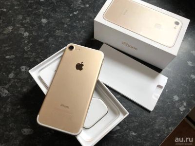 Лот: 13800512. Фото: 1. iPhone 7 128GB rose gold+стекло... Смартфоны