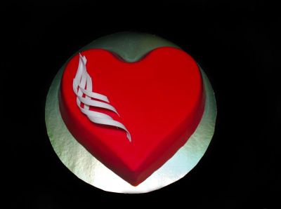 Лот: 6843548. Фото: 1. Торт на день Святого Валентина. Торты, пирожные
