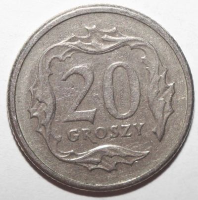 Лот: 12048947. Фото: 1. 20 грошей 1998 год. Польша. Европа