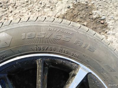 Лот: 13745080. Фото: 1. комплект шины диски 4шт 195/65... Шины на дисках