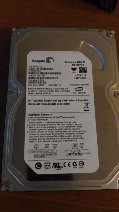 Лот: 7812886. Фото: 1. Жесткий диск Seagate Barracuda... Жёсткие диски (HDD)