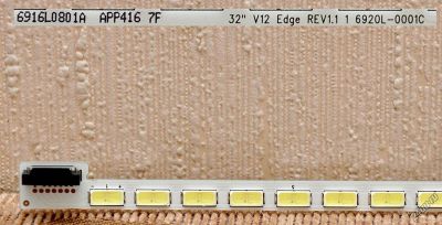 Лот: 5062802. Фото: 1. Блок светодиодов 32" V12 Edge... Печатные платы