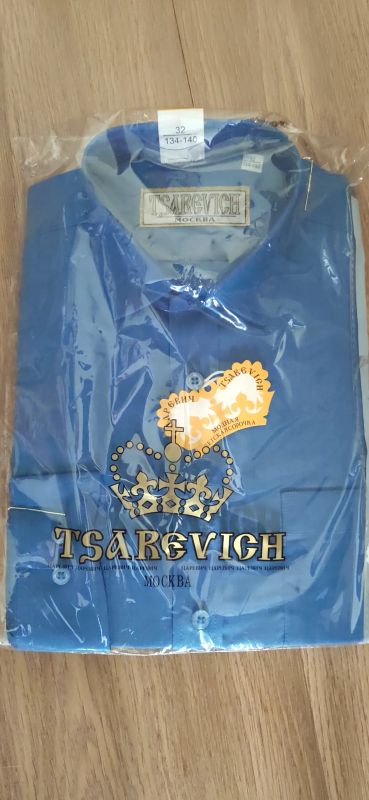 Лот: 17709122. Фото: 1. Рубашка школьная, Tsarevich, разм... Рубашки, блузки, водолазки