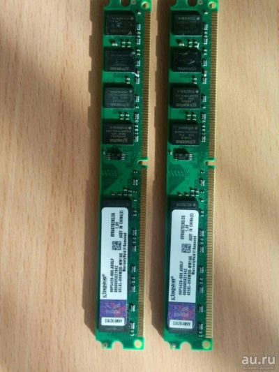 Лот: 10094326. Фото: 1. Память DDR2 Kingston 2Gb+2Gb=4Gb... Оперативная память
