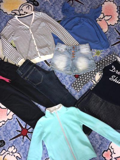 Лот: 13434928. Фото: 1. Пакет одежды для девочки* 7 предметов... Рубашки, блузки, водолазки