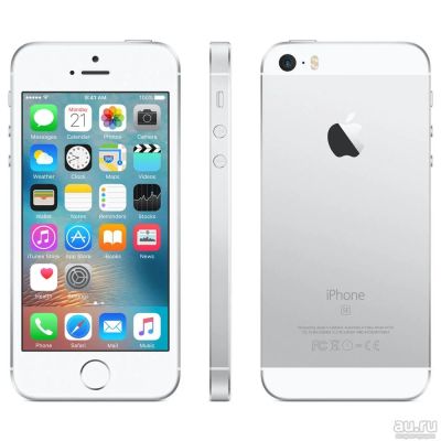 Лот: 9383812. Фото: 1. Новый iPhone SE 32Gb Silver Российская... Смартфоны