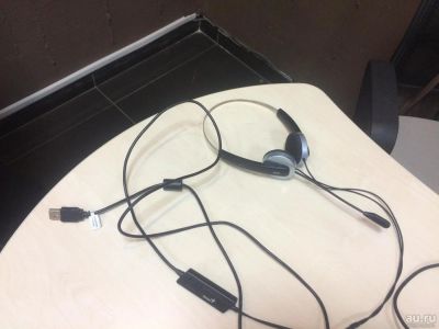 Лот: 8642161. Фото: 1. Наушники с микрофоном USB. Наушники, гарнитуры