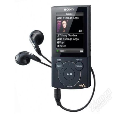 Лот: 2187897. Фото: 1. SONY NWZ-E445 16GB BLACK. Плееры