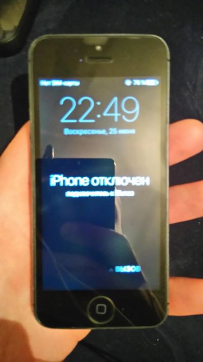 Лот: 9882926. Фото: 1. iphone 5 16Gb черный. Смартфоны