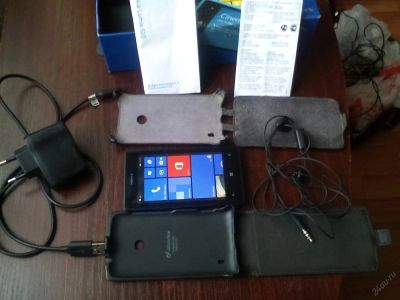 Лот: 5753627. Фото: 1. Nokia Lumia 520 Black + 2чехла... Смартфоны