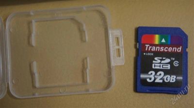 Лот: 2469139. Фото: 1. Карта памяти 32 ГБ Transcend 10кл. Карты памяти