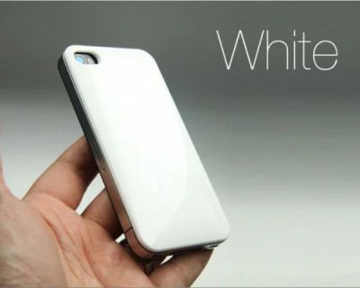 Лот: 4156562. Фото: 1. iPhone 4 / 4s Bubblepack белый. Чехлы, бамперы