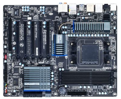 Лот: 6376555. Фото: 1. Материнская плата gigabyte GA-990FXA-UD5. Материнские платы