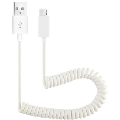 Лот: 4154640. Фото: 1. USB дата кабель витой (пружинкой... Дата-кабели, переходники