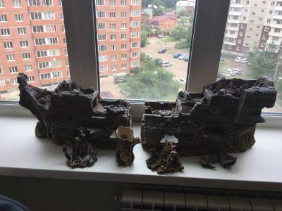 Лот: 10068947. Фото: 1. Грот для аквариума. Грунты, украшения, наполнения