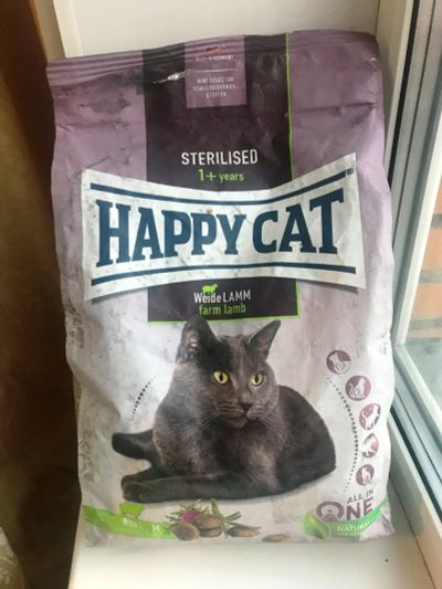 Лот: 24850007. Фото: 1. Сухой корм для кошек Happy cat. Корма