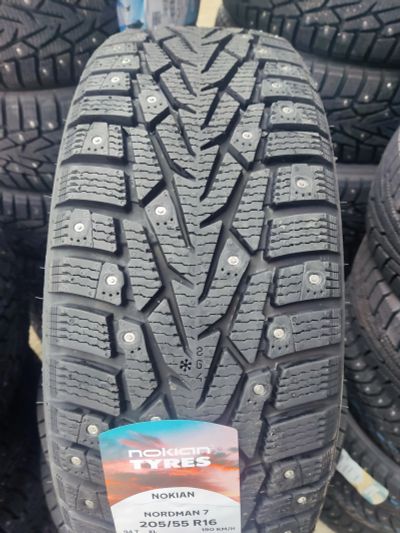 Лот: 18374937. Фото: 1. 205 55r16 94T XL Nokian Nordman-7. Шины