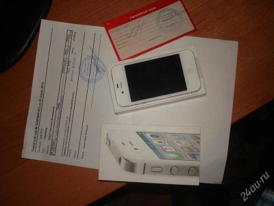 Лот: 1903021. Фото: 1. новый apple iphone 4s 32gb, рст... Смартфоны
