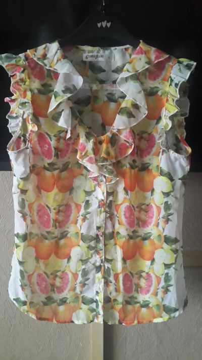 Лот: 6637811. Фото: 1. Блузка 48. Блузы, рубашки, водолазки