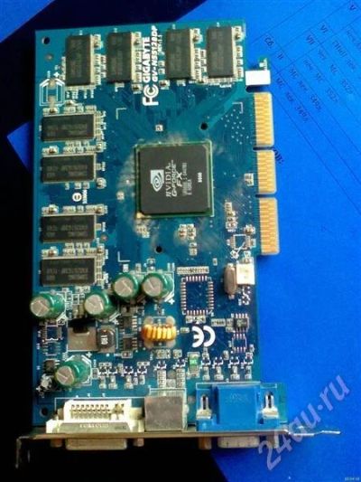 Лот: 322057. Фото: 1. Видеокарта NVidia GeForce GV-N55128DP... Видеокарты