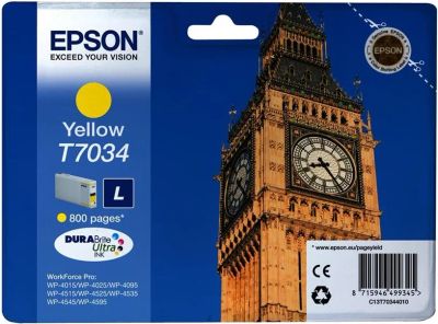 Лот: 8953275. Фото: 1. Картридж струйный Epson T7034. Картриджи, расходные материалы