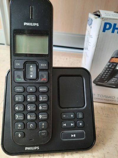 Лот: 17375014. Фото: 1. Беспроводной телефон Philips б... DECT и радиотелефоны
