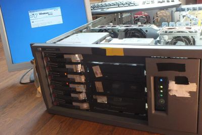 Лот: 5338754. Фото: 1. Сервер HP-ProLiant ML370 (2U... Серверы RackMount