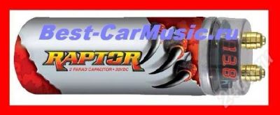 Лот: 642771. Фото: 1. Конденсатор Raptor C1F. Аксессуары для автозвука