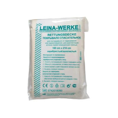 Лот: 24570469. Фото: 1. Покрывало спасательное изотермическое. Лекарства