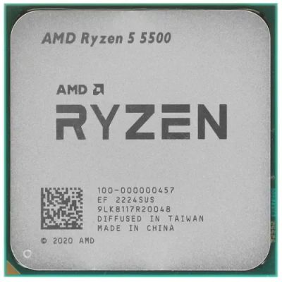 Лот: 19301108. Фото: 1. Процессор AMD Ryzen 5 5500 AM4... Процессоры