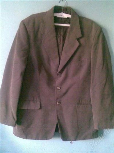 Лот: 2079548. Фото: 1. коричневый фирменный пиджак 50... Пиджаки