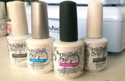 Лот: 6064974. Фото: 1. База и топ Gelish (гель лак... Лак для ногтей