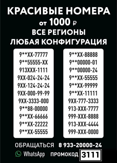 Лот: 19423638. Фото: 1. 968-02-33333 Билайн красивый номер... SIM-карты, телефонные номера