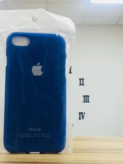 Лот: 11970056. Фото: 1. Чехол для iPhone 7 (синий). Чехлы, бамперы