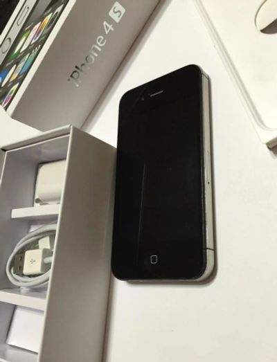 Лот: 9118249. Фото: 1. iphone 4s, black, 8 gb. Смартфоны