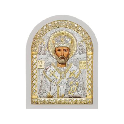 Лот: 23894230. Фото: 1. Икона Николай Чудотворец в деревянной... Другое (ювелирные изделия, бижутерия, часы)
