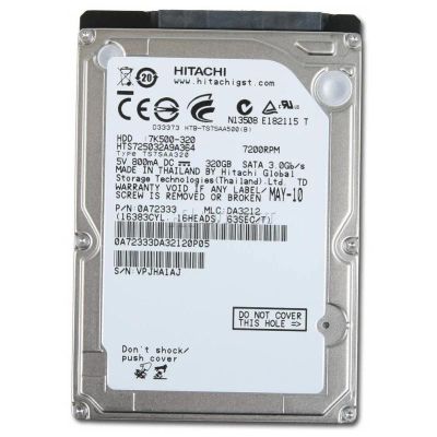 Лот: 6008241. Фото: 1. жесткий диск Hitachi Travelstar... Жёсткие диски (HDD)