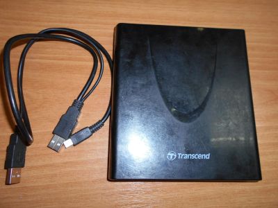 Лот: 8156092. Фото: 1. Оптический привод Transcend TS8xdvdrv-K. Приводы CD, DVD, BR, FDD