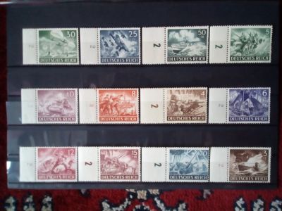 Лот: 1837236. Фото: 1. Германия. III Рейх. Полная чистая... Марки