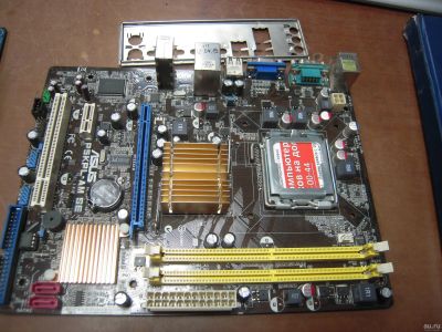 Лот: 13694300. Фото: 1. Материнская плата 775 Asus P5KPL-AM... Материнские платы