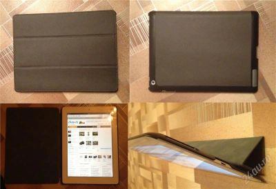 Лот: 2791874. Фото: 1. Кожаный чехол + стилус для iPad... Чехлы, обложки