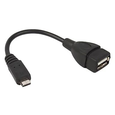 Лот: 6591381. Фото: 1. Переходник OTG USB - micro USB... Дата-кабели, переходники