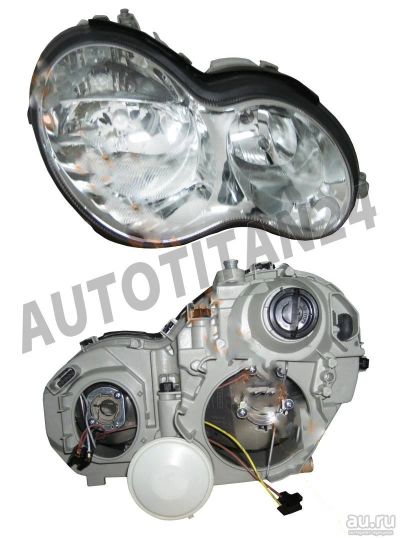 Лот: 12830359. Фото: 1. Фара Mercedes-Benz C класс W203... Оптика и освещение
